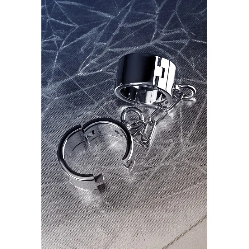 Фото Metal by TOYFA Наручники широкие, TOYFA Metal, серебристые