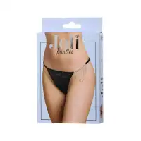 Изображение  Трусики со стразами Joli Candice, черный, OS