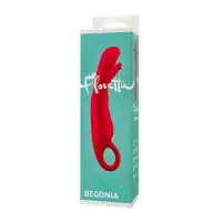 Flovetta by toyfa, Китай Стимулятор с двигающимся язычком Flovetta BEGONIA, силикон, розовый, 18,5 см — купить в Минске Фото Flovetta by toyfa, Китай Стимулятор с двигающимся язычком Flovetta BEGONIA, силикон, розовый, 18,5 см