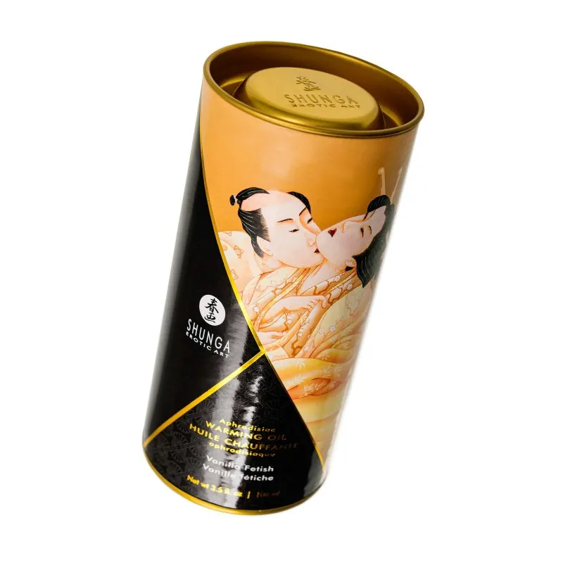 Фото Shunga, Канада Масло массажное для тела Shunga «Ванильный фетиш»(Vanilla Fetish),разогревающее,100мл