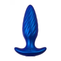 Изображение Leroina Анальная вибровтулка L`Eroina APP CLOSS с управлением от приложения и пульта, силикон, синий, 10,5 с