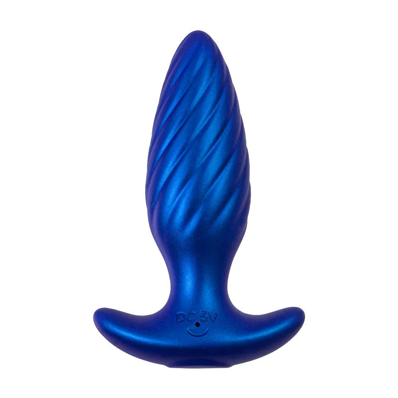 Изображение Leroina Анальная вибровтулка L`Eroina APP CLOSS с управлением от приложения и пульта, силикон, синий, 10,5 с