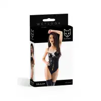 Изображение Erolanta Glossy Боди Glossy Delilah из материала Wetlook, XL
