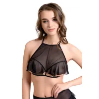 Фото Erolanta Lingerie Эротический бралетт Erolanta Karen с открытой грудью, черный (42-44) в пакете