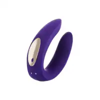NINGHAI COUNTY JIMEITE ELECTRONICS CO., LTD, адрес: №18, 8th Jinshan road, Ningbo, Китай Многофункциональный стимулятор для пар Satisfyer Double Plus, силикон, фиолетовый, 18 см. — купить в Минске Фото NINGHAI COUNTY JIMEITE ELECTRONICS CO., LTD, адрес: №18, 8th Jinshan road, Ningbo, Китай Многофункциональный стимулятор для пар Satisfyer Double Plus, силикон, фиолетовый, 18 см.