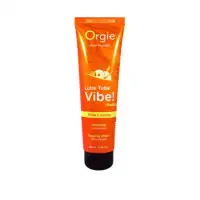 Фото  Интимный гель с эффектом вибрации ORGIE Vibe! Medium - Piña Colada, на водной основе, 100мл