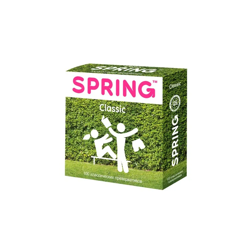 Фото  Презервативы Spring, classic, латекс, классические, 19,5 см, 5,4 см, 3 шт.