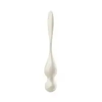 Изображение Satisfyer, Германия Вагинальные шарики с вибрацией Satisfyer Love Birds 1 Connect App, белый, 22,2 см