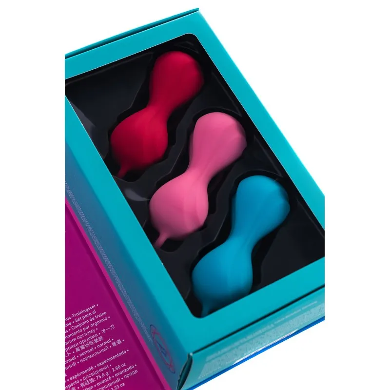 Изображение Satisfyer, Германия Набор вагинальных шариков Satisfyer Balls C02 Double, силикон, ассорти, Ø 3,2 см.