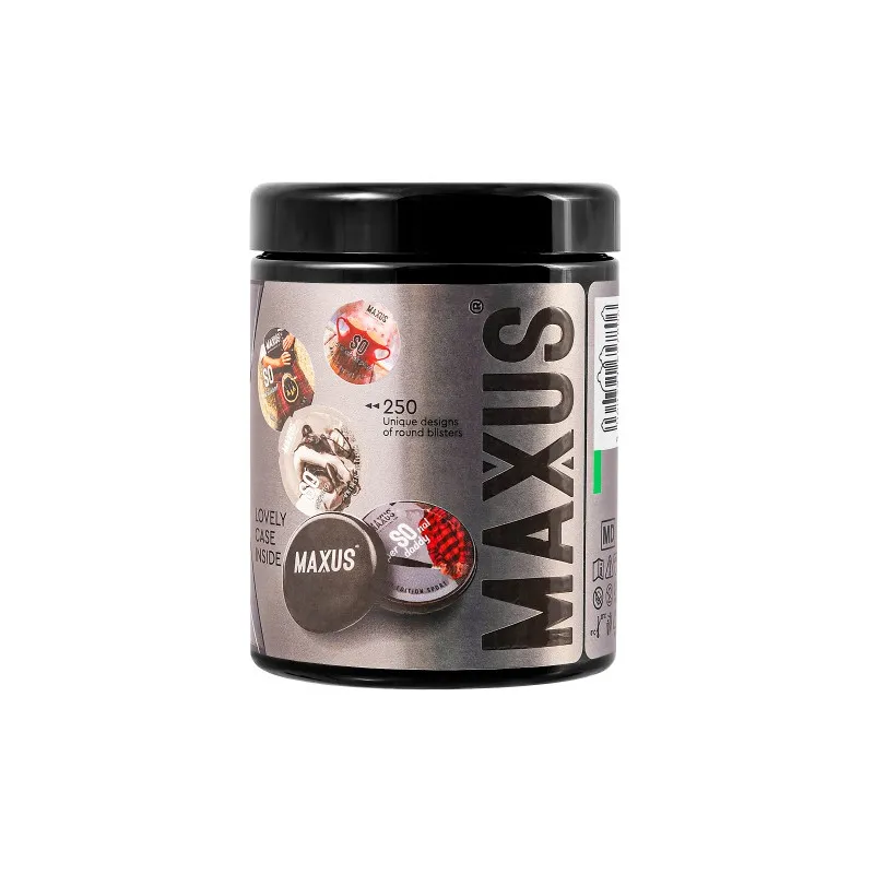 Фото  Презервативы Maxus Extra Strong,черные, утолщенные 15 шт.