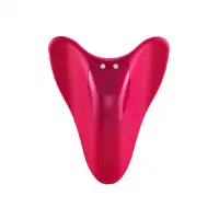 Изображение  Универсальный вибромассажер Satisfyer High Fly, силикон, красный