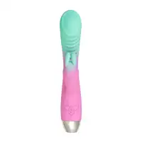 Flovetta by toyfa, Китай Вибратор для точки G с клиторальной стимуляцией, Flovetta ORCHID, силикон, мятно-розовый, 21 см — купить в Минске Фото Flovetta by toyfa, Китай Вибратор для точки G с клиторальной стимуляцией, Flovetta ORCHID, силикон, мятно-розовый, 21 см