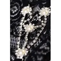 Трусики со стразами Joli Pearl, черный, OS — купить в Минске Фото Трусики со стразами Joli Pearl, черный, OS