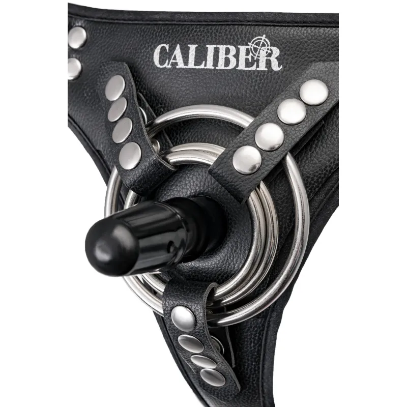 Изображение RealStick Caliber Трусики для страпона RealStick CALIBER, экокожа, черные