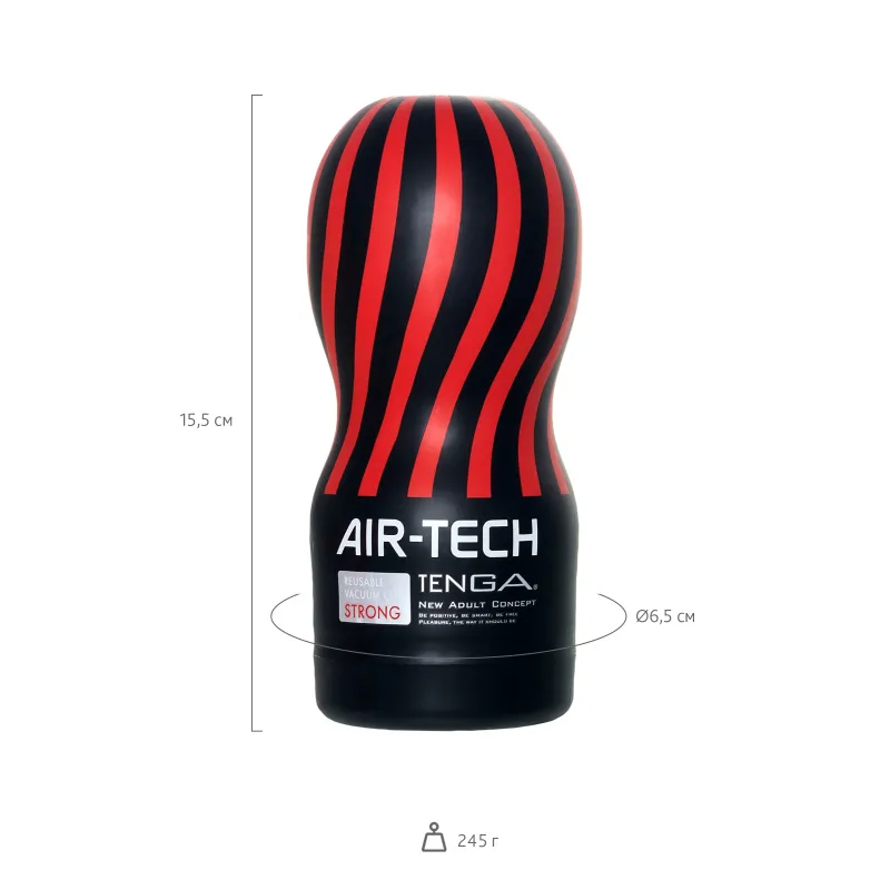 Tenga, Япония Нереалистичный мастурбатор TENGA Air-Tech Strong, TPE, белый, 15,5 см — купить в Минске Фото Tenga, Япония Нереалистичный мастурбатор TENGA Air-Tech Strong, TPE, белый, 15,5 см