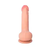 Изображение Attitude Solution Ltd Реалистичный фаллоимитатор RealStick Elite Nathan, TPR, телесный, 18,5 см