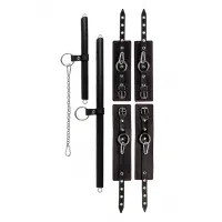 Изображение PECADO B.D.S.M Бондажный набор Pecado BDSM, 4 точки фиксации, большая распорка, маленькая распорка, оковы,наручники