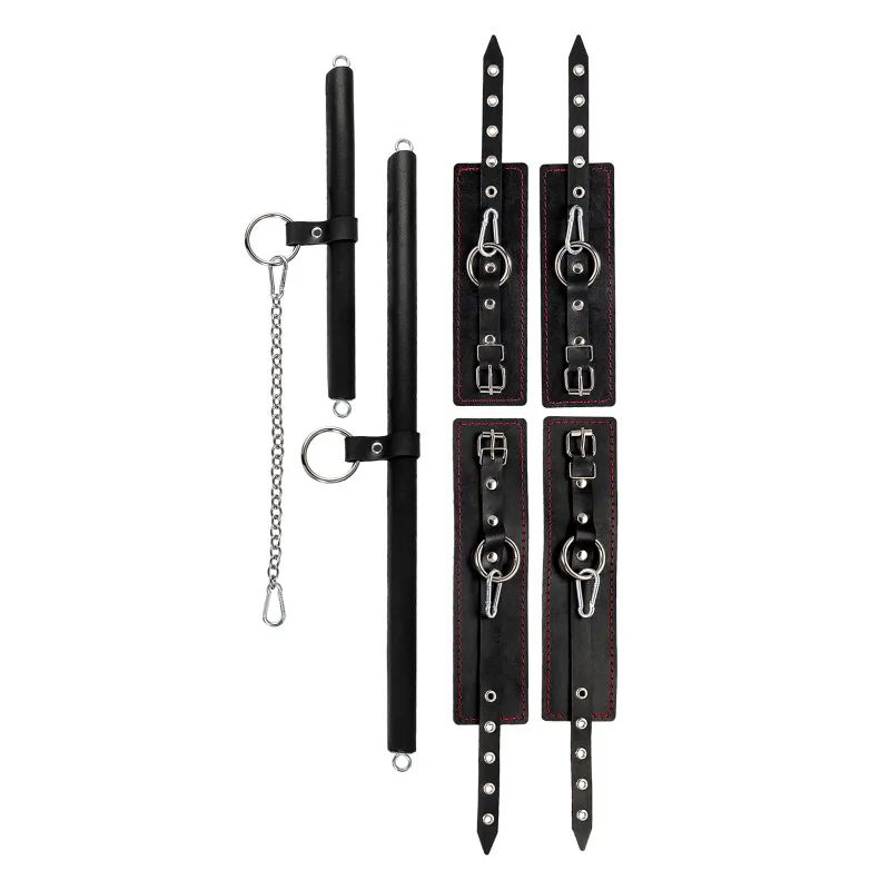 Изображение PECADO B.D.S.M Бондажный набор Pecado BDSM, 4 точки фиксации, большая распорка, маленькая распорка, оковы,наручники