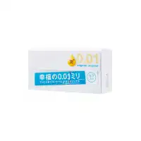 Изображение  Презервативы Sagami, original 0.01, полиуретан, EXTRA LUB, 12 шт.