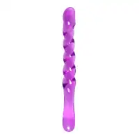 Двусторонний фаллоимитатор A-Toys by TOYFA Tanza, TPE, фиолетовый, 27,5 см — купить в Минске Фото Двусторонний фаллоимитатор A-Toys by TOYFA Tanza, TPE, фиолетовый, 27,5 см