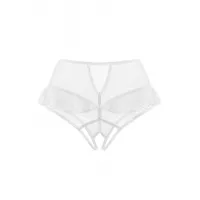 Фото Erolanta Lingerie Эротические трусики с высокой посадкой Erolanta Lana, белый (42-44) в пакете