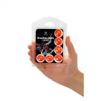 Фото Secret play, Испания Массажное масло SECRET PLAY BRAZILIAN BALLS, вишня, 6 х 4 гр