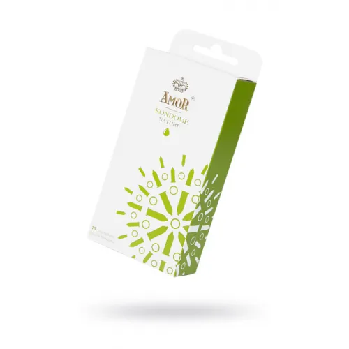 Изображение  Презервативы Amor, классик, латекс, 18 см, 5,3 см, 15 шт.