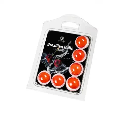 Фото Secret play, Испания Массажное масло SECRET PLAY BRAZILIAN BALLS, вишня, 6 х 4 гр
