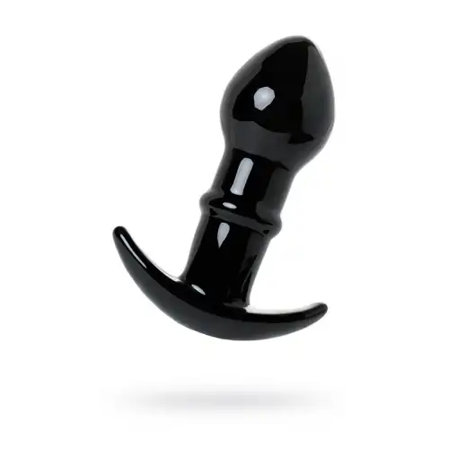 Изображение Sexus Glass Анальная втулка Sexus Glass, стекло, чёрная, 11,5 см, Ø 4 см