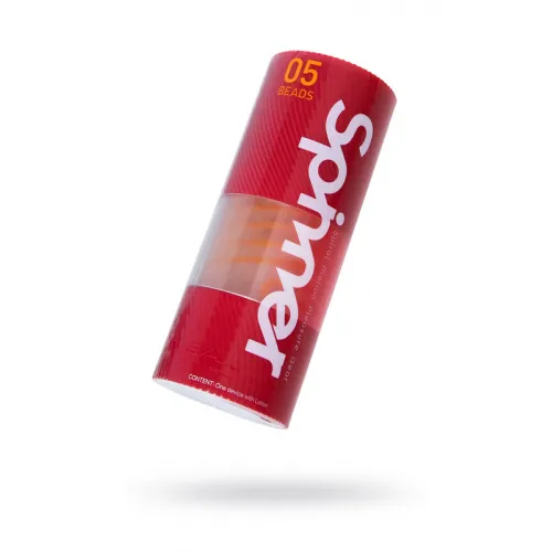 Изображение Tenga, Япония Нереалистичный мастурбатор TENGA SPINNER  Beads, TPE, прозрачный, 13 см