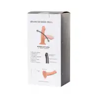 Фото Attitude Solution Ltd Ремневой нереалистичный страпон на присоске Strap-on-me, L, силикон, телесный, 19 см