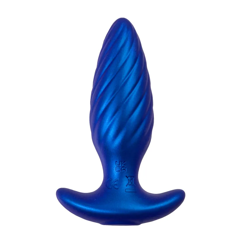 Изображение Leroina Анальная вибровтулка L`Eroina APP CLOSS с управлением от приложения и пульта, силикон, синий, 10,5 с