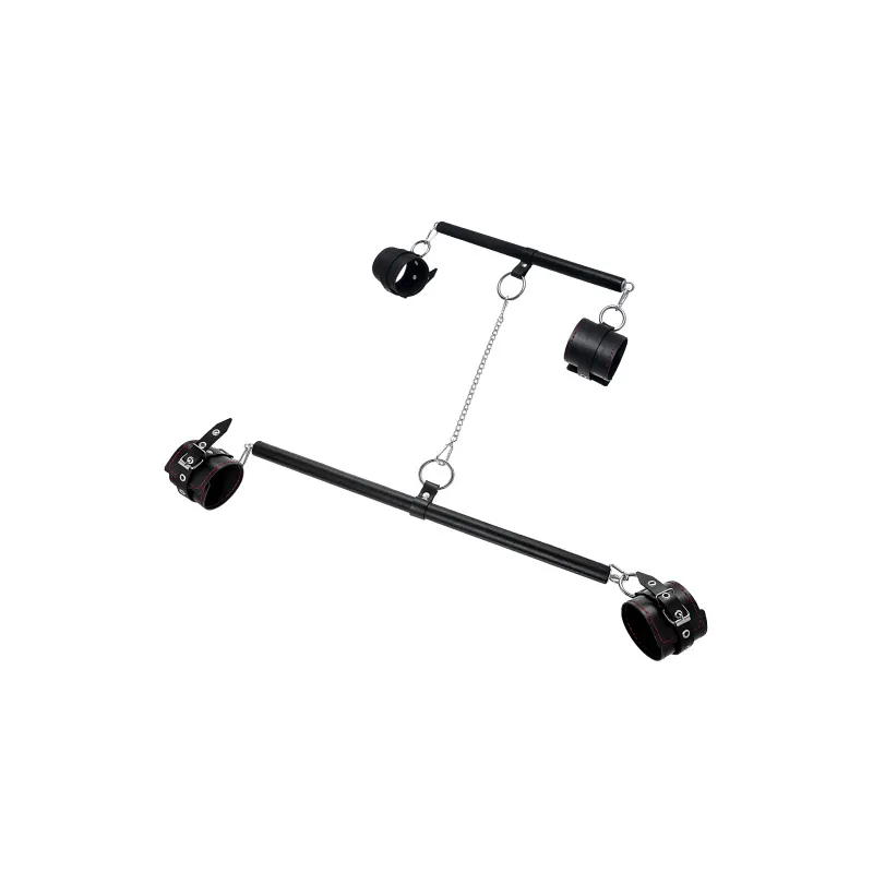 Изображение PECADO B.D.S.M Бондажный набор Pecado BDSM, 4 точки фиксации, большая распорка, маленькая распорка, оковы,наручники