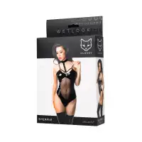 Фото Erolanta Glossy Боди Glossy Sherrie из материала Wetlook, L
