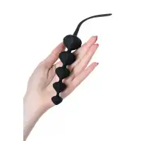 Изображение Satisfyer, Германия Набор анальных цепочек Satisfyer Love Beads black, силикон, черный, 27 см.