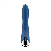 Изображение  Вибратор для точки G  с ротацией Satisfyer Spinning Vibe 1, силикон, синий, 17,8 см