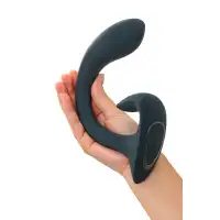 Изображение Satisfyer, Германия Вагинально-клиторальный вибратор Satisfyer G for Goddess 1, темно-серый, 27 см