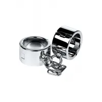 Фото Metal by TOYFA Наручники широкие, TOYFA Metal, серебристые