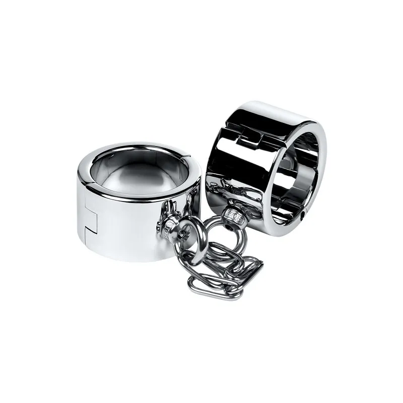 Фото Metal by TOYFA Наручники широкие, TOYFA Metal, серебристые