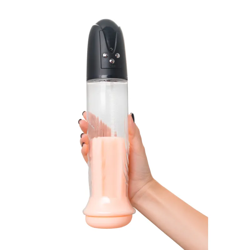 Фото Sexus Men Автоматическая помпа для пениса Sexus men Expert Thorin для мастурбации, ABS-пластик, черная, 32 см