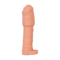Изображение A-toys by TOYFA Насадка на пенис XLover by TOYFA для увеличения размера, TPE, телесный, 16 см