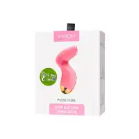 Фото Svakom, США Вакуумный стимулятор клитора Svakom Pulse Pure, силикон, розовый, 12,9 см