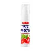 Съедобная гель-смазка TUTTI-FRUTTI для орального секса сладкий барбарис 30г — купить в Минске Изображение Съедобная гель-смазка TUTTI-FRUTTI для орального секса сладкий барбарис 30г