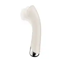 Фото  Вибратор для точки G  с ротацией Satisfyer Spinning G-Spot 1, силикон, бежевый, 16,8 см
