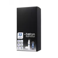Изображение  Вибратор-пульсатор реалистичный, Mr.Baton, RealMotion, силикон, 22см, Ø3,5