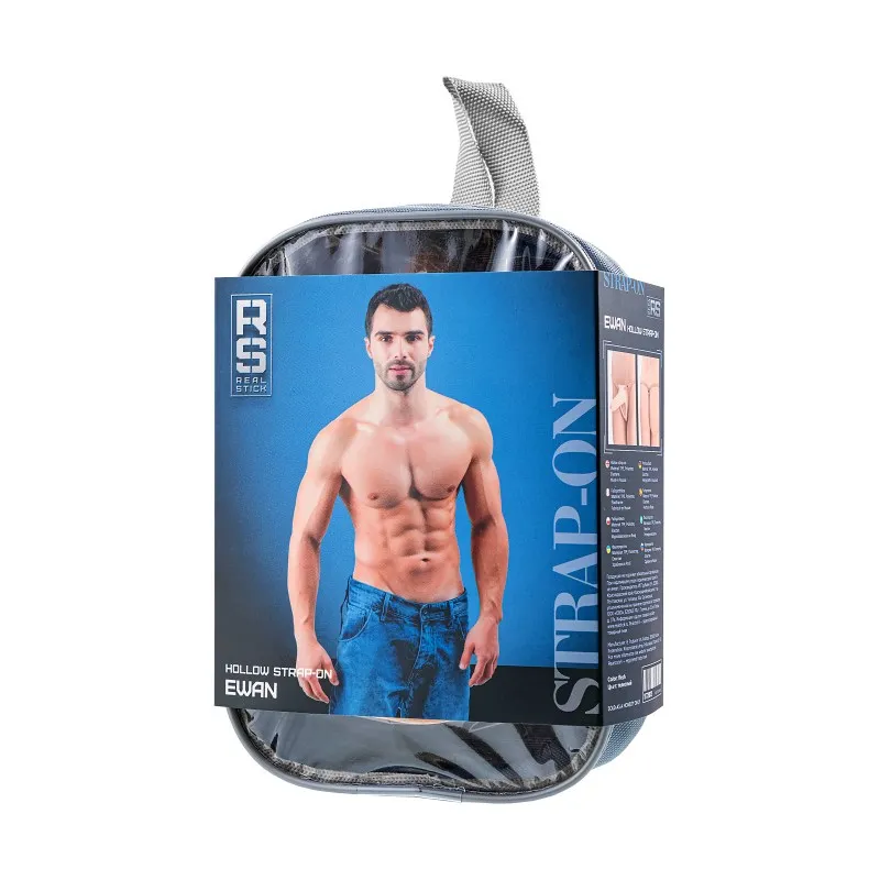 Изображение RealStick Strap-On by TOYFA Фаллопротез RealStick Strap-On Ewan, TPE, телесный, 15 см