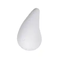 Фото Satisfyer, Германия Мини-вибратор Satisfyer Dew Drop с двумя моторами, силикон, белый, 8,1 см
