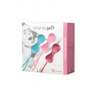 Изображение Satisfyer, Германия Набор вагинальных шариков Satisfyer Balls C02 Double, силикон, ассорти, Ø 3,2 см.