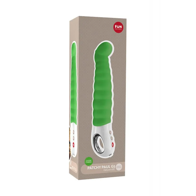 Изображение ООО Фан Фэктори Вибратор Fun  Factory Patchy Pаul, силиконовый, зелёный, 21,7 см