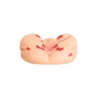 Изображение Attitude Solution Ltd Мастурбатор реалистичный TOYFA Juicy Pussy Adeline, с вибрацией,  вагина и анус, TPR, телесный, 18 с